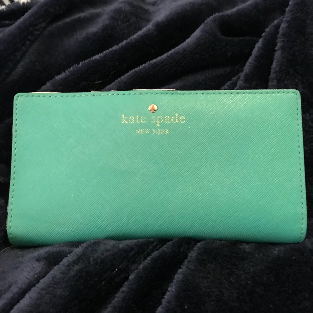 Turquoise Teal Kate Spade Wallet